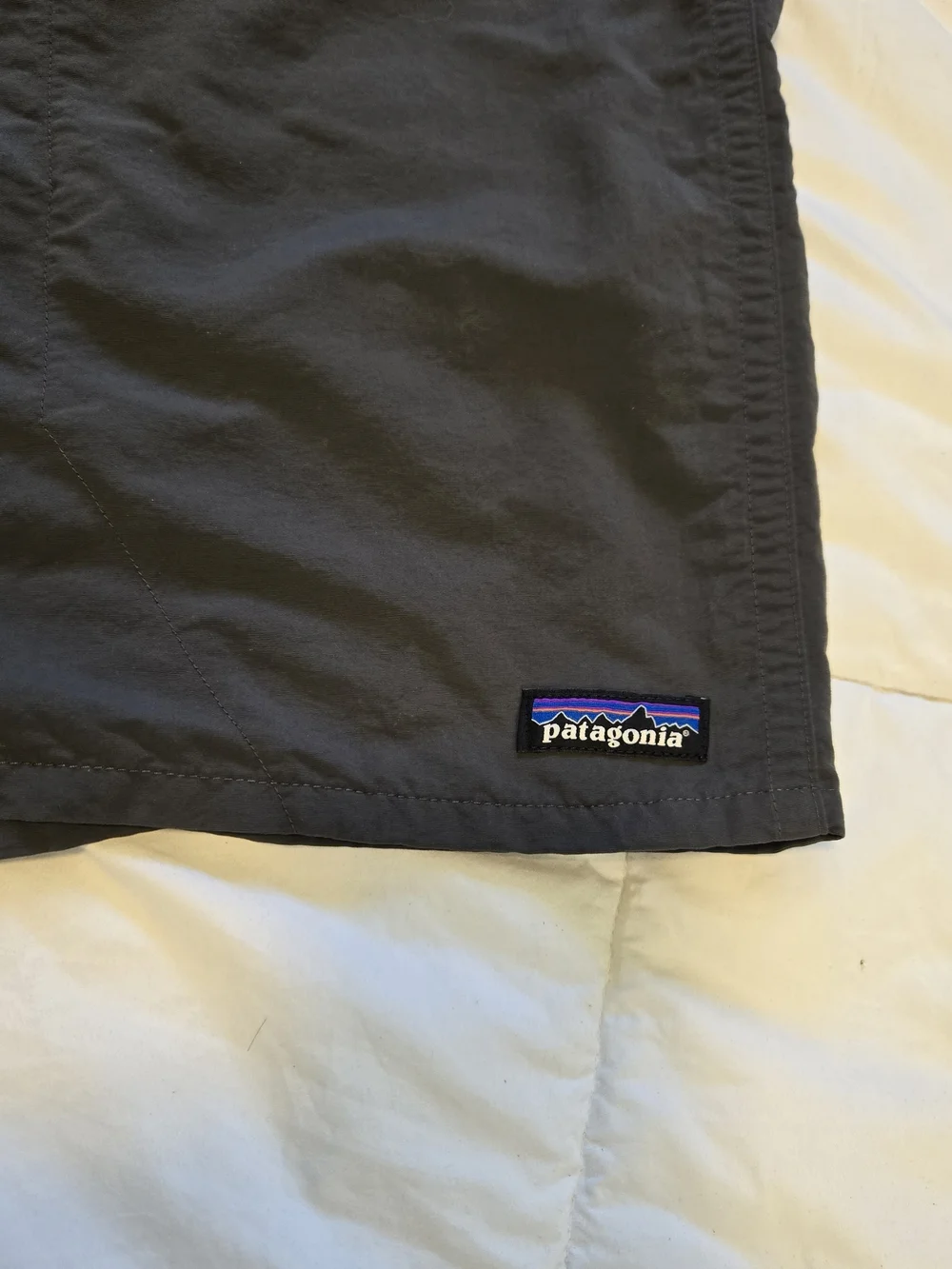 Patagonia Men's Charcoal Athletic Shorts0808